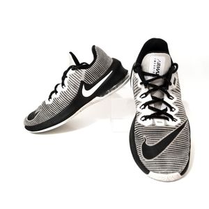 Nike AirMax Infuriate II black striped sneakers